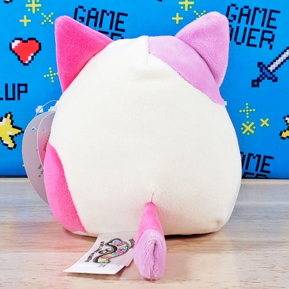 SOLD OUT - Squishmallow Tiffany the Pink Cat 5" UltraSoft Valentine's Day NWT - Picture 4 of 12